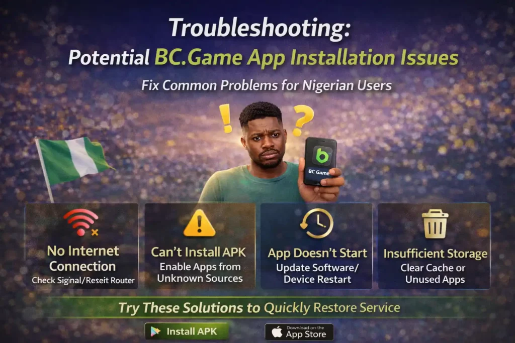 Troubleshooting: Potential BC.Game