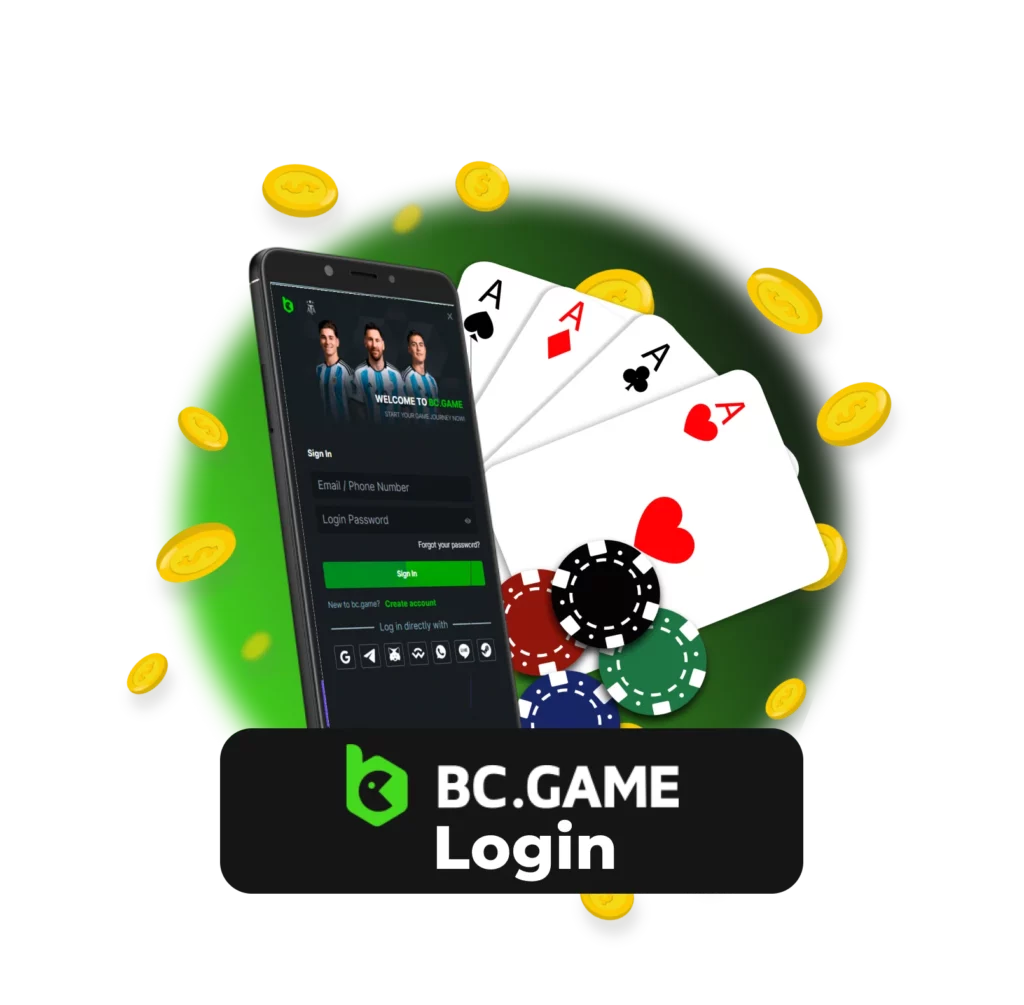 BC.Game login banner