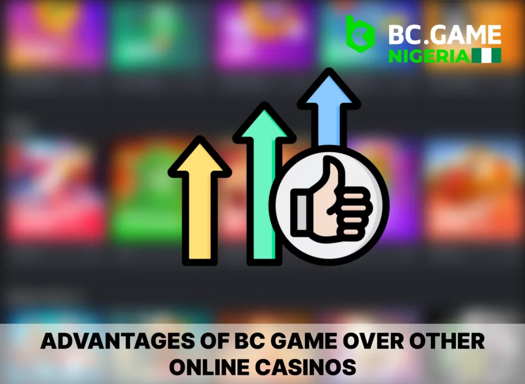 A summary of BC Game's primary benefits over other casinos